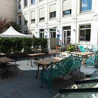 La terrasse de FAR (aménagée)