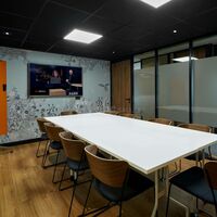 Vue d'une salle de réunion