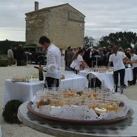 Vin d'honneur sur l'esplanade de l'Abbaye