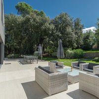 La terrasse de la villa