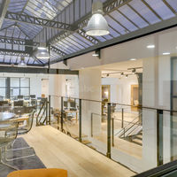 La vue de la petite "terrasse" intérieure