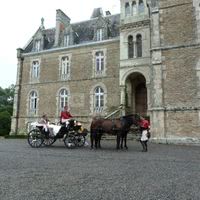L'arrive en caleche