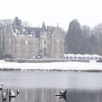 Chateau du Deffay Sous la neige
