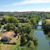 Vue aérienne jardin