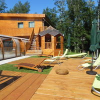 Solarium côté gite