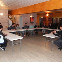 Salle de seminaire un soir