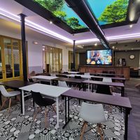 Espace central en mode salle de classe