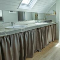 Salle d'eau et wc chambre suite