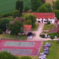 Vue aérienne du site