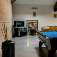 Coin billard babyfoot juke box