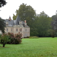 Vue d'ensemble du deuxième jardin  du château