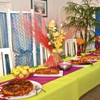 Organisation repas pour ce retrouver entre amis préparé par Olga Loisy Rivas