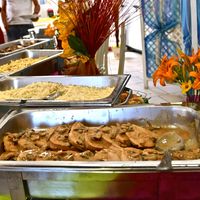 Vu du repas fait par Olga Loisy Rivas pour c'est amies