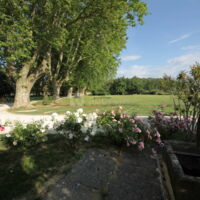 Vue sur le parc du Mas