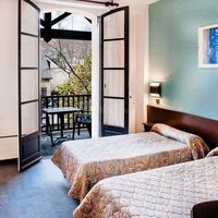 Chambre avec terrasse Hôtel Gentianes