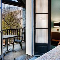 Chambre avec terrasse Hôtel Gentianes