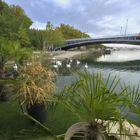 Les berges, vues de la terrasse