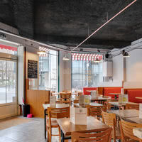 L'entrée du restaurant