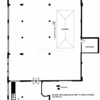 Plan de la salle Joséphine Baker