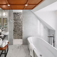 Salle de bain de la Suite Montalembert