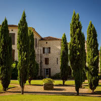 Cour intérieure - Château d'Auros