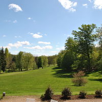 Le Parc vu des salons de réceptions du château
