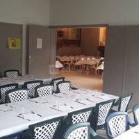 Salle de jeux avec vue sur extension sur salle Monts jura