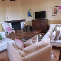 Salon dans la maison d'hôte