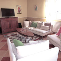 Salon dans la maison d'hôte