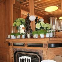 Décoration de la cheminée du salon Rotonde
