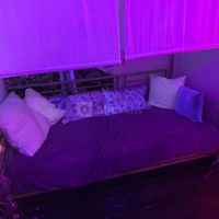 Canapé lit en bambou