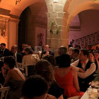 Dîner dans le vestibule