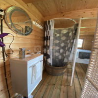 Roulotte bain nordique