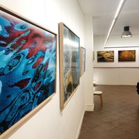 Vue d'une partie de l'exposition Chasing Hallucinations