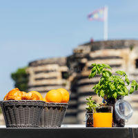 Rooftop avec vue sur la Château