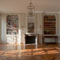 Le salon bibliothèque