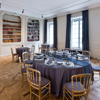 Le salon bibliothèque