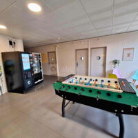 Espace détente babyfoot, machine à café