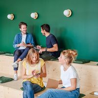 Espace gradins pour les présentations