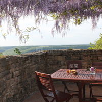 Terrasse et vue imprenable