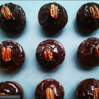 Muffin chocolat et noix de pécan