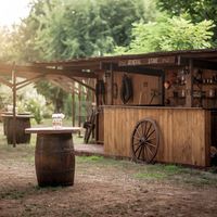 Espace de réception extérieur