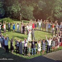 Photo de groupe dans le parc