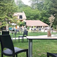 Repas dans le jardin