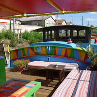 Terrasse sur le pont