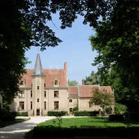Vue de la façade du château