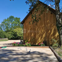 Le terrain de pétanque