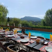 Terrasse de la salle de réception