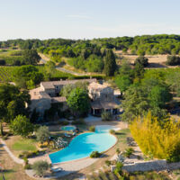Vue aérienne du domaine