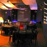 Salle polyvalente décorée